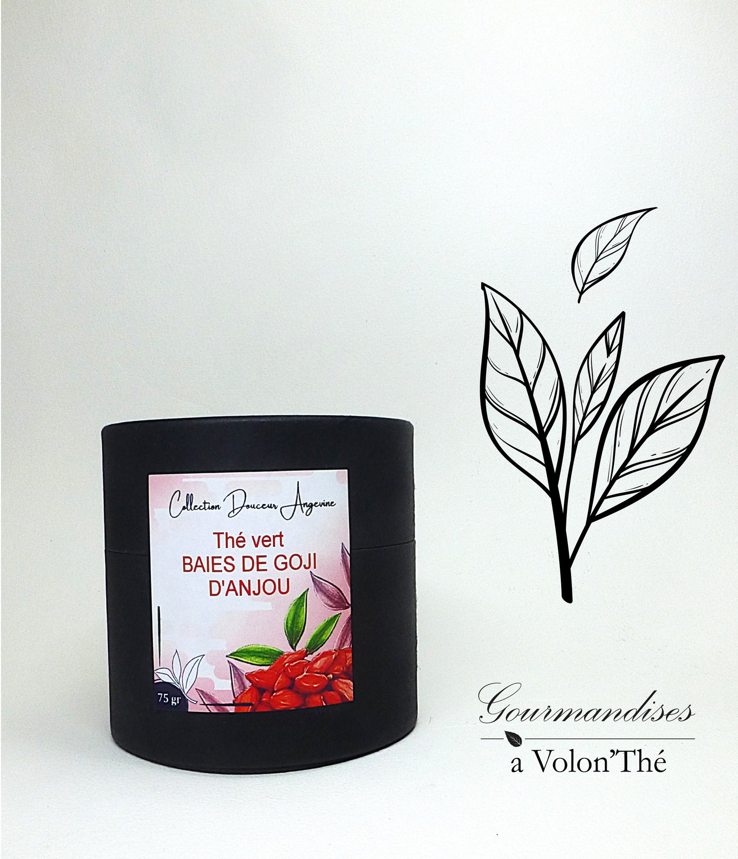 DA04- Thé vert à la Baie de Goji d'Anjou Collection DOUCEUR ANGEVINE®