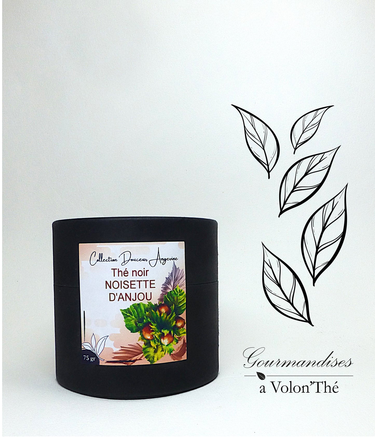 DA06- Thé noir à la Noisette d'Anjou Collection DOUCEUR ANGEVINE®