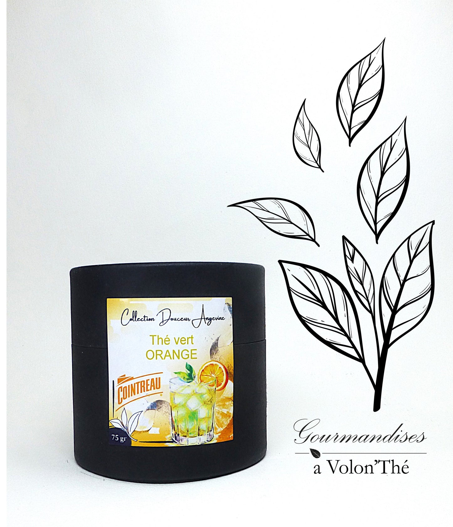 DA01- Thé vert Orange Cointreau Collection DOUCEUR ANGEVINE®