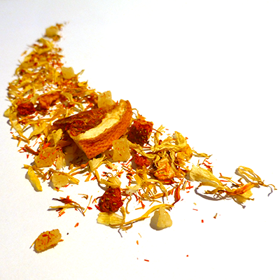 85- TISANE INFUSION FRUITS EXOTIQUES AGRUMES