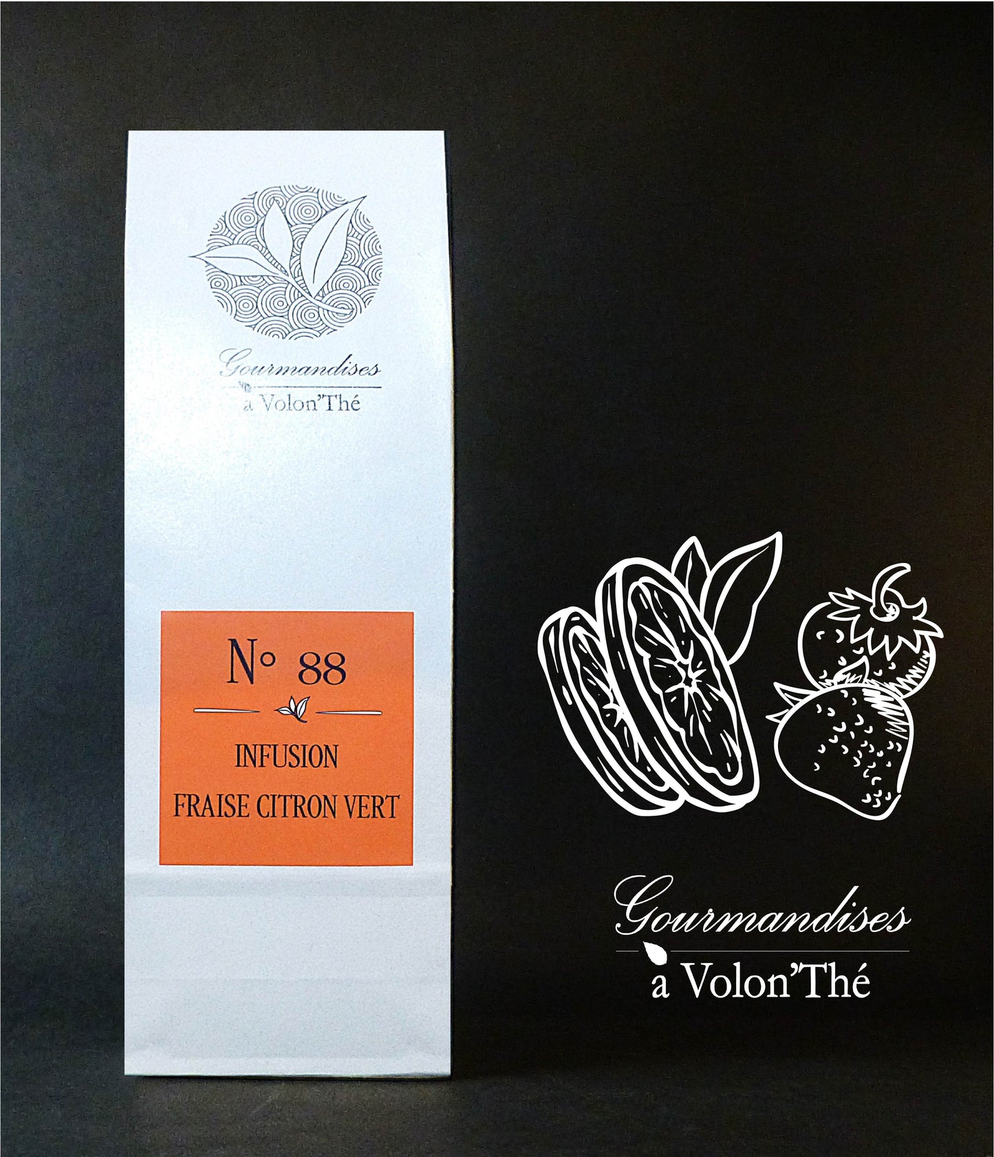 88- TISANE INFUSION FRAISE CITRON VERT