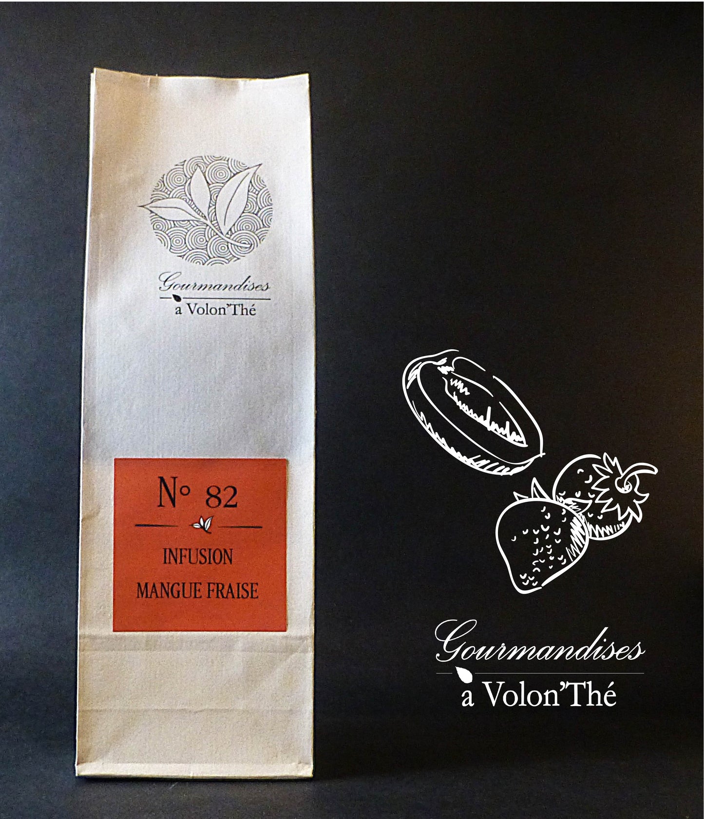 82- TISANE INFUSION MANGUE FRAISE