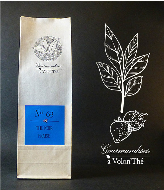 63- THÉ NOIR FRAISE