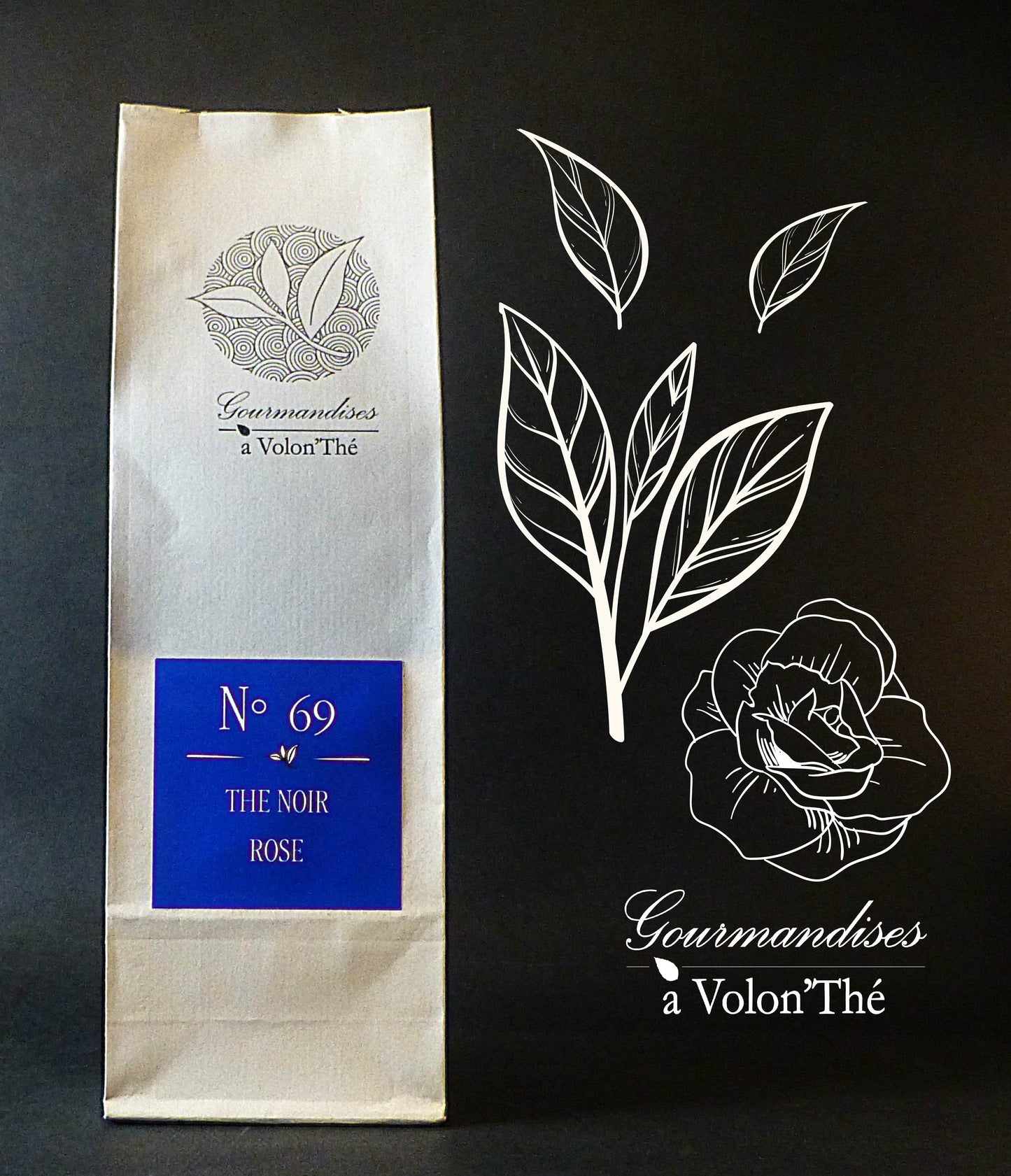 69- THÉ NOIR À LA ROSE