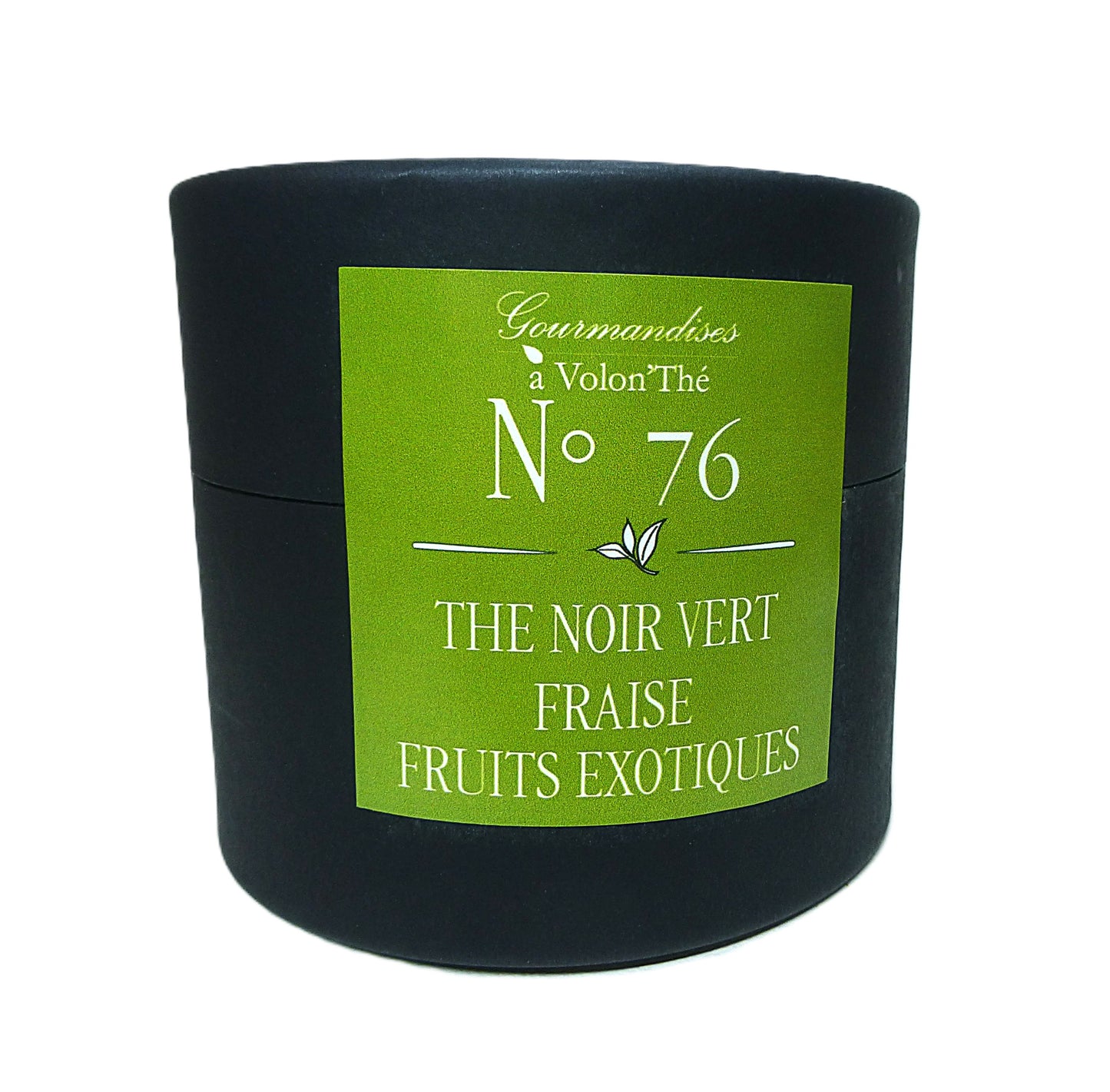 76- THÉ NOIR ET VERT FRAISE FRUITS EXOTIQUES