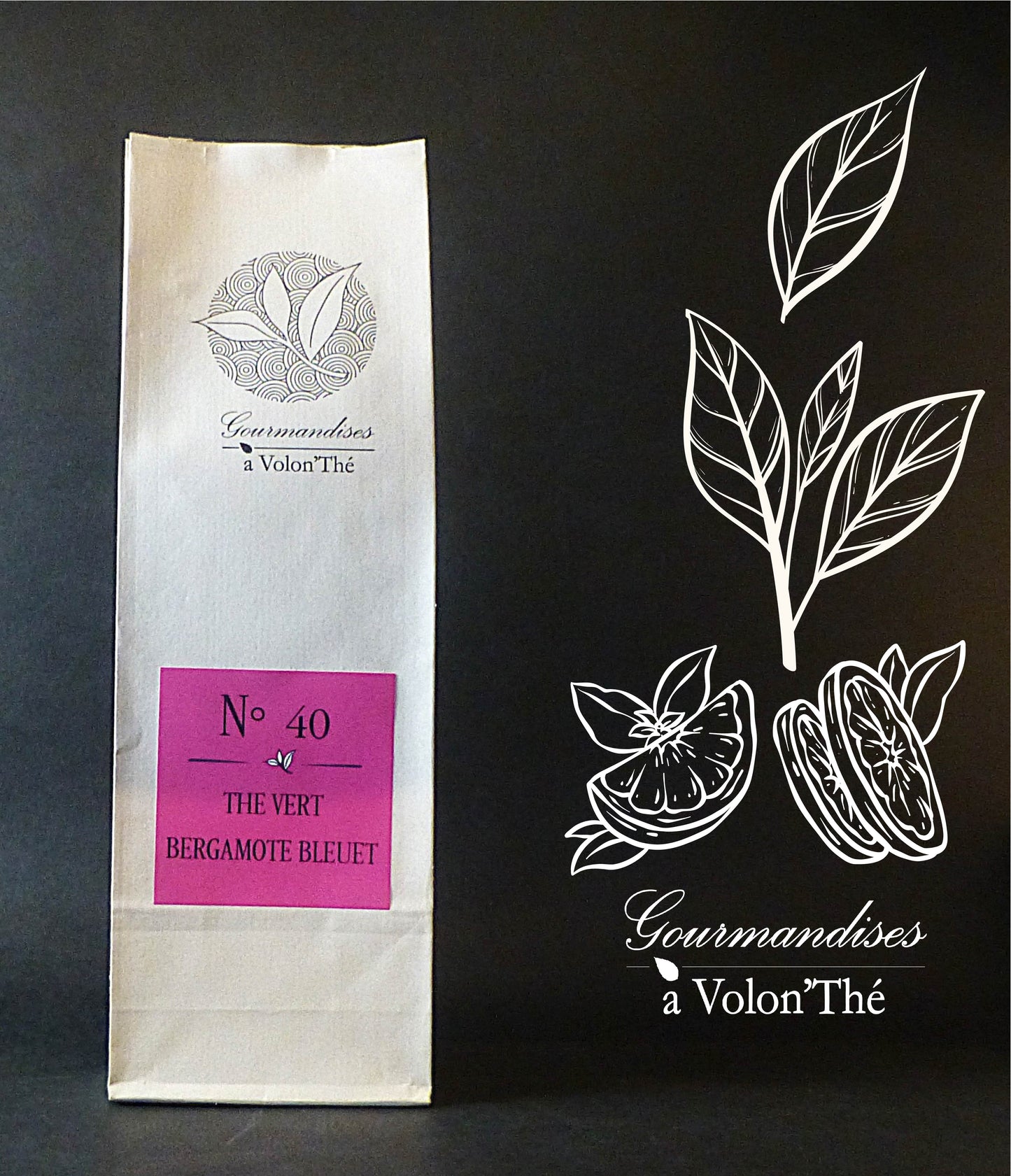 40- THÉ VERT BERGAMOTE BLEUET