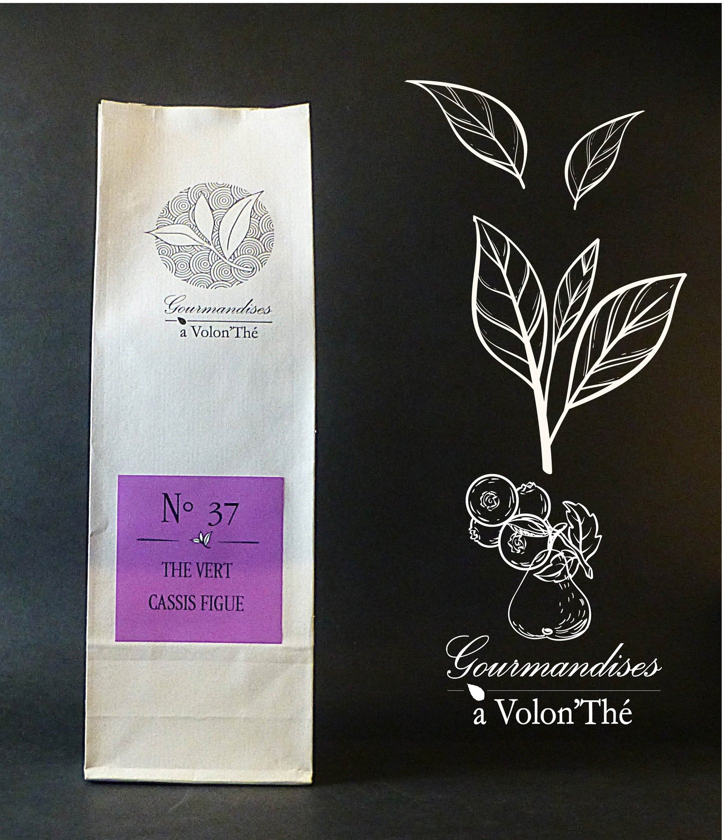 37- THÉ VERT CASSIS FIGUE