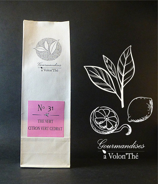 31- THÉ VERT CITRON VERT CEDRAT