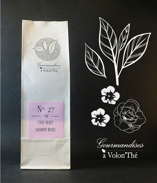 27- THÉ VERT JASMIN ROSE