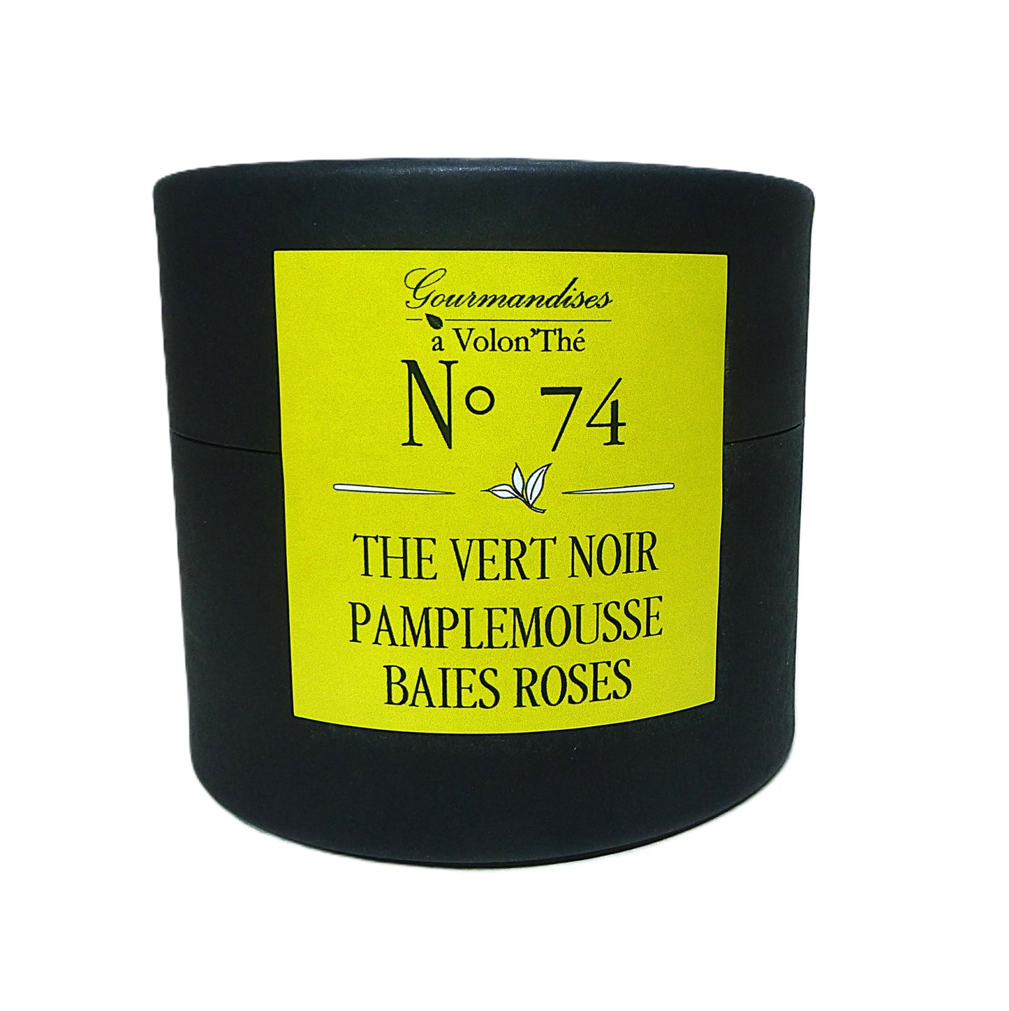 74- THÉ VERT ET NOIR PAMPLEMOUSSE BAIES ROSES