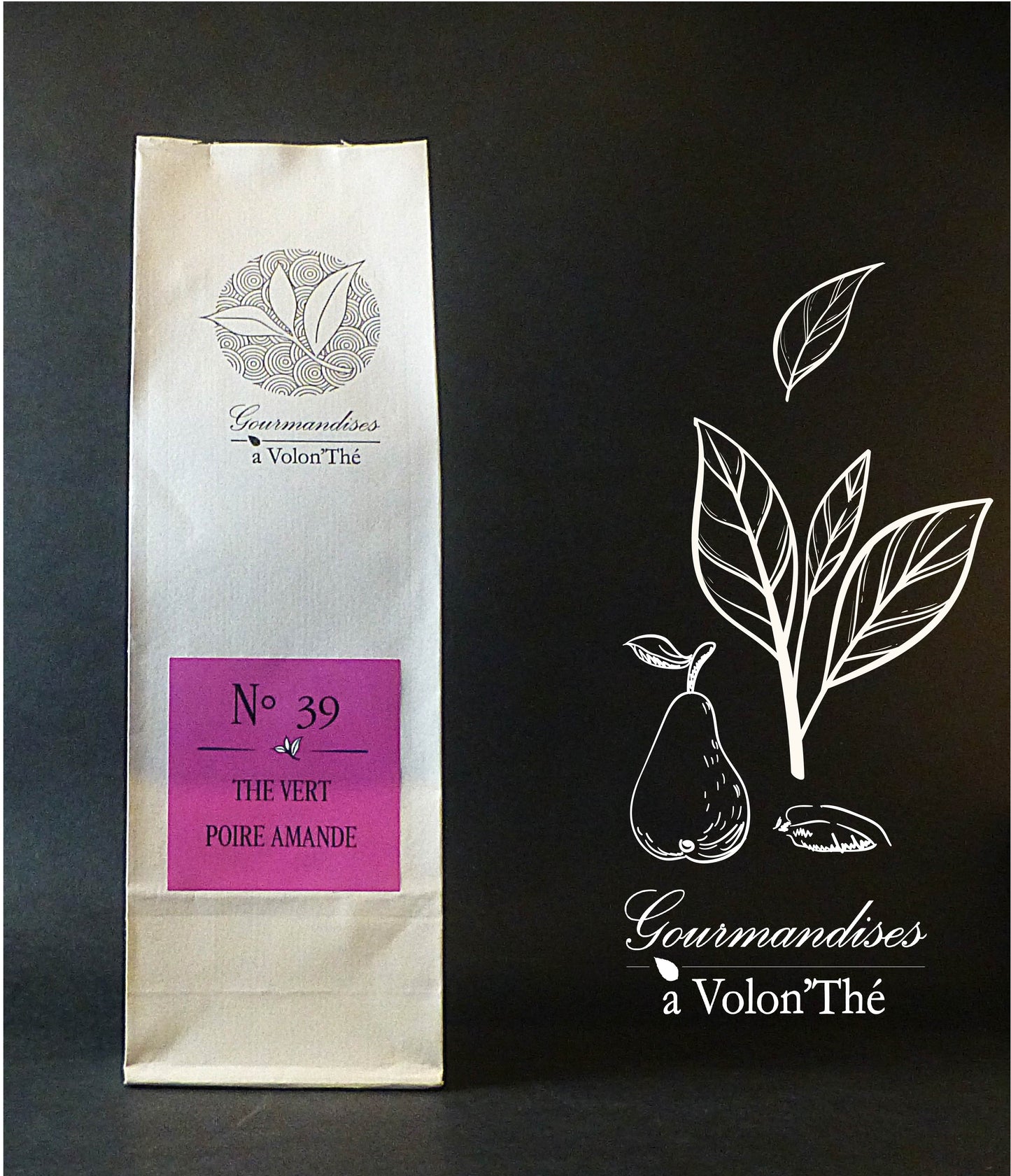 39- THÉ VERT POIRE AMANDE