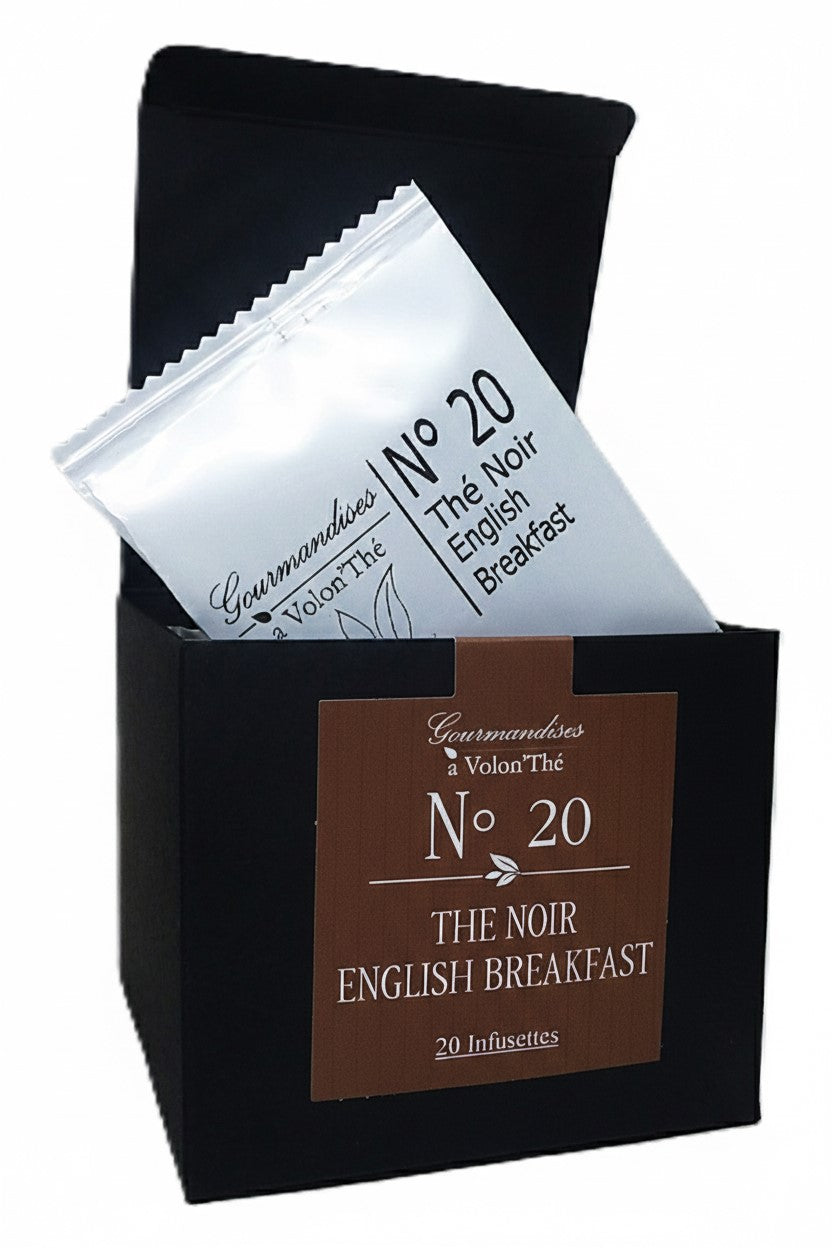 20- INFUSETTES THÉ NOIR MÉLANGE ENGLISH BREAKFAST