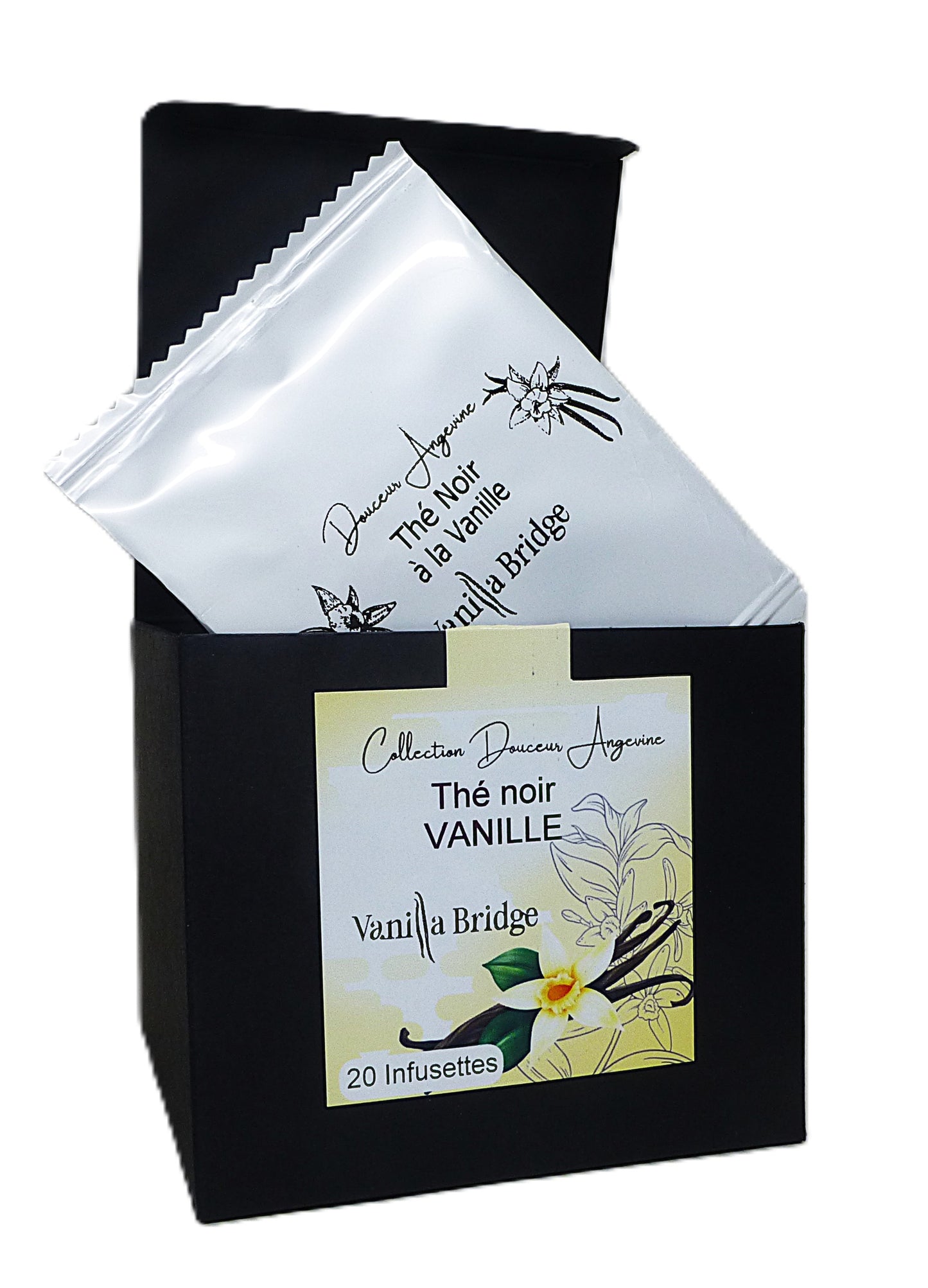 DA09- Thé noir à la Vanille de Vanilla-Bridge® Collection DOUCEUR ANGEVINE®