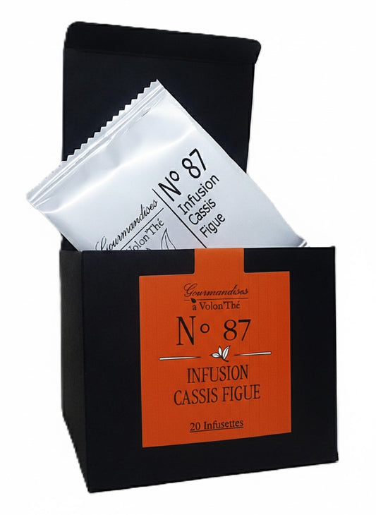 87- INFUSETTES TISANE INFUSION CASSIS FIGUE