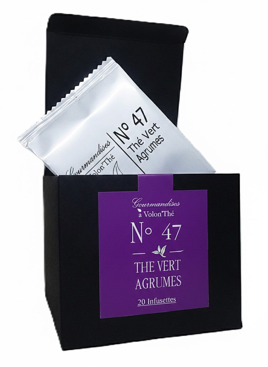 47- INFUSETTES THÉ VERT AGRUMES