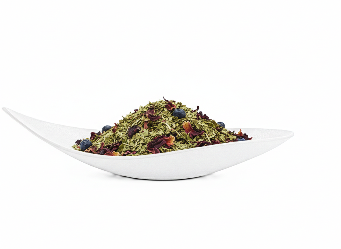 93- MATE VERT CASSIS HIBISCUS