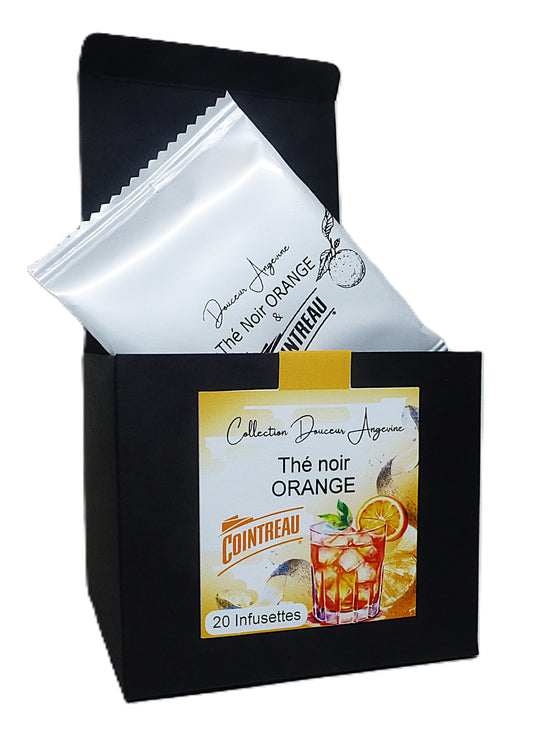 DA02- INFUSETTES Thé noir Orange Cointreau® Collection DOUCEUR ANGEVINE®