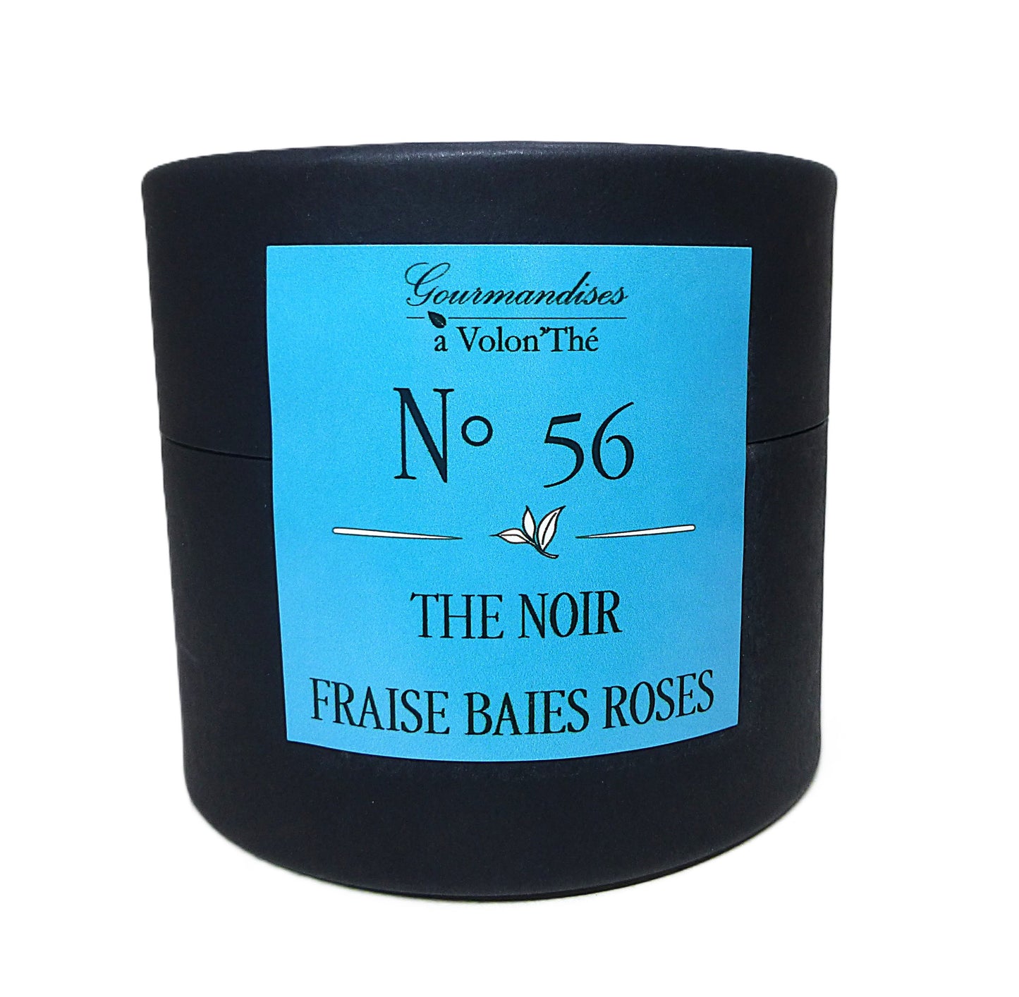 56- THÉ NOIR FRAISE BAIES ROSES