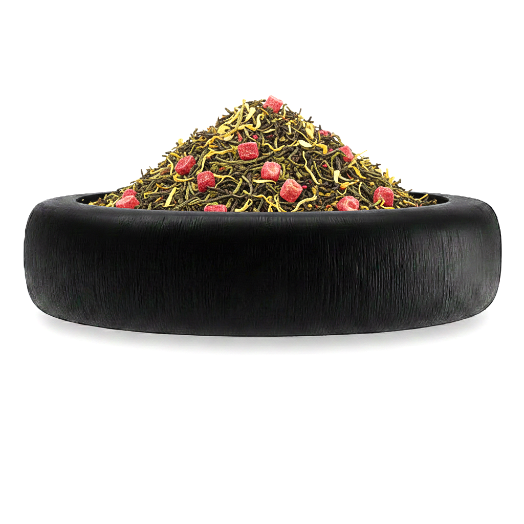 76- THÉ NOIR ET VERT FRAISE FRUITS EXOTIQUES