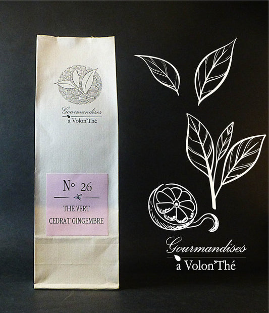 26- THÉ VERT CÉDRAT GINGEMBRE