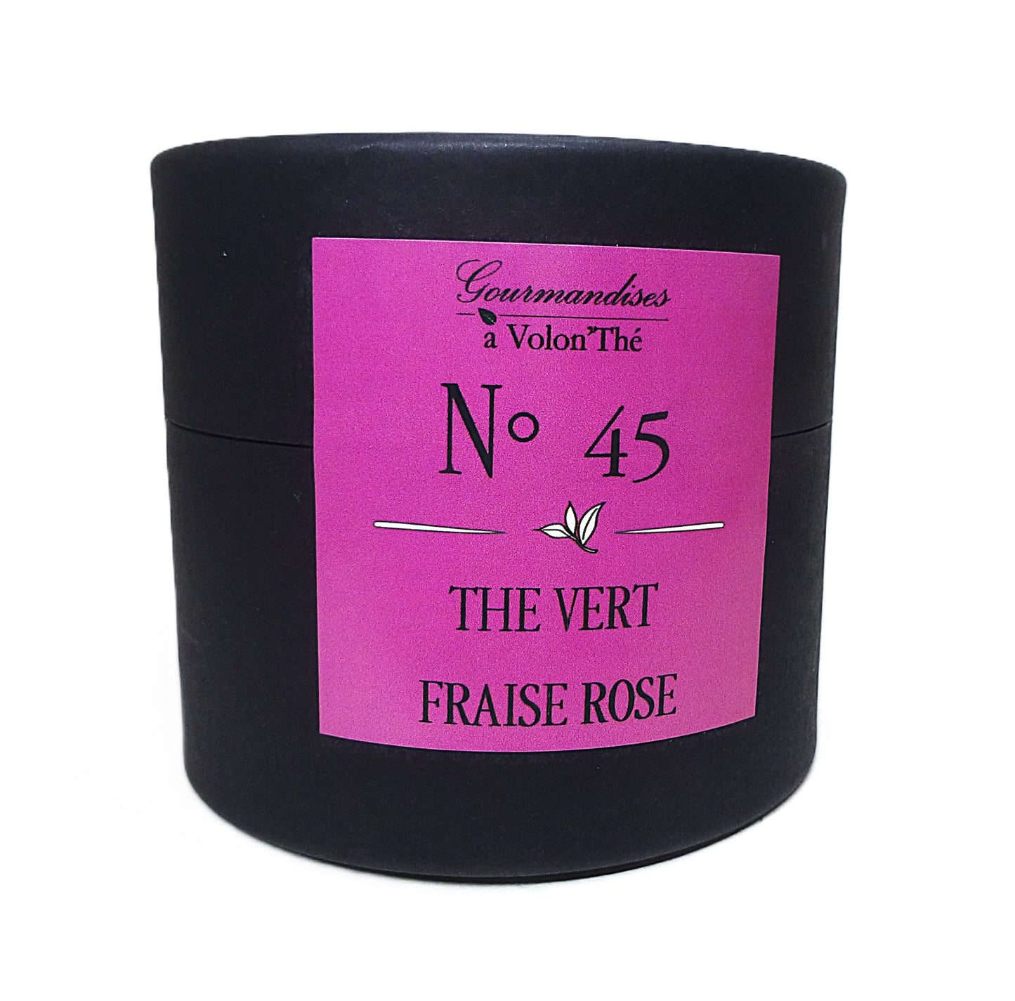 45- THÉ VERT FRAISE ROSE